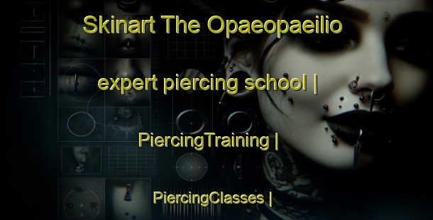 Skinart The Opaeopaeilio expert piercing school | PiercingTraining | PiercingClasses | SkinartTraining-United States